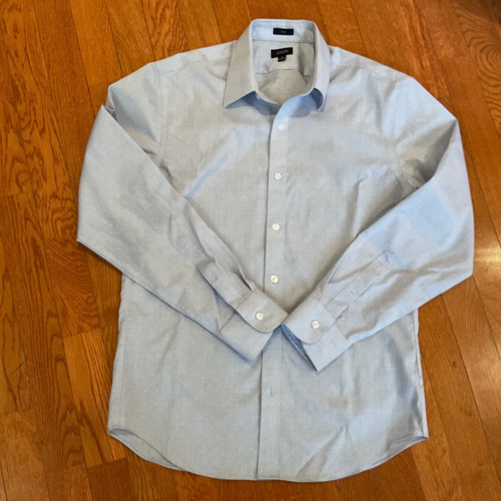 J.Crew Men’s Dress Shirt M SLIM